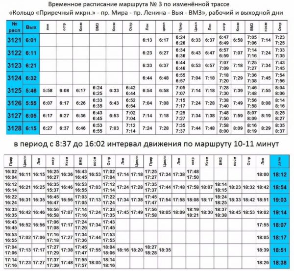 Временное расписание движения трамваев в Нижнем Тагиле появилось на маршрутах №2, №3 и №4А (ФОТО)