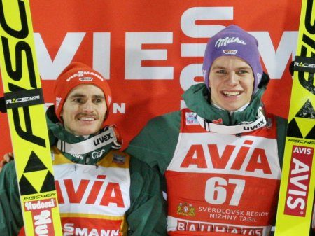 Немецкие летающие лыжники выиграли этапы Кубка мира в Нижнем Тагиле