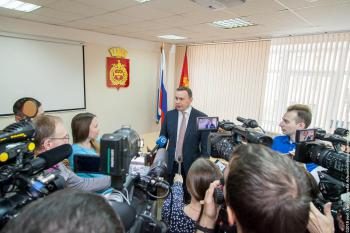 Первыми, с кем пообщался в статусе избранного главы города  Владислав Пинаев, стали представители СМИ