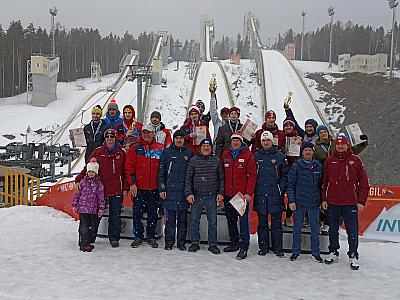 Свердловские летающие лыжники впервые в истории выиграли чемпионат России