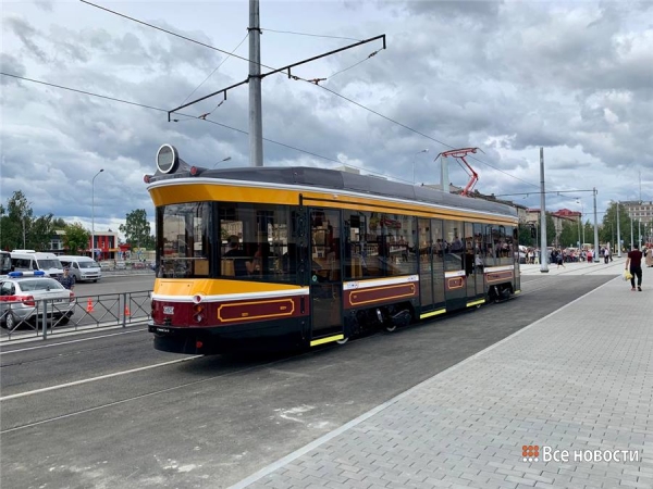 В Нижнем Тагиле ретро-трамвай впервые вышел на маршрут
